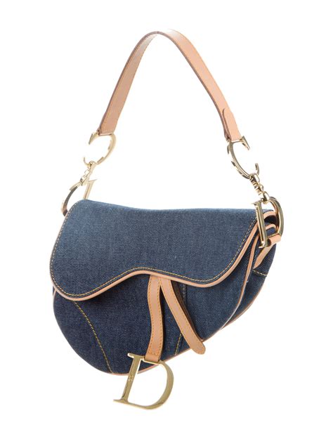 dior saddle denim pochette|christian Dior saddle bag price.